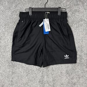 Adidas Originals Swim Shorts Trunks S Mesh Lined Recycled Trefoil Retro 70s 80s